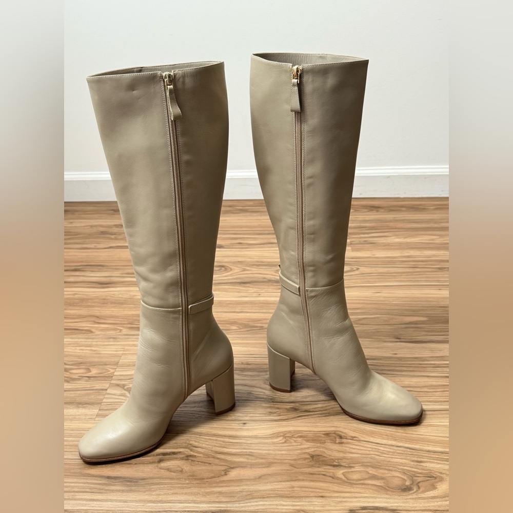 ALEXANDRE BIRMAN Candance 70 Nappa Leather Boots Size 39 / US 9 - Picture 4 of 10